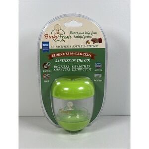 Binky Fresh UV Pacifier & Bottle Sanitizer Portable On-The-Go Sterilizer‎ Green